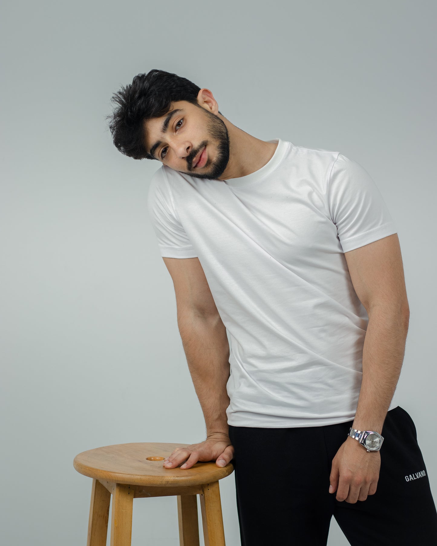 Unisex white T-shirt