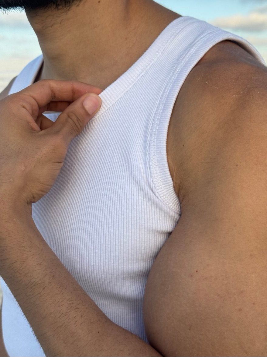 Heavyweight White Tank Top