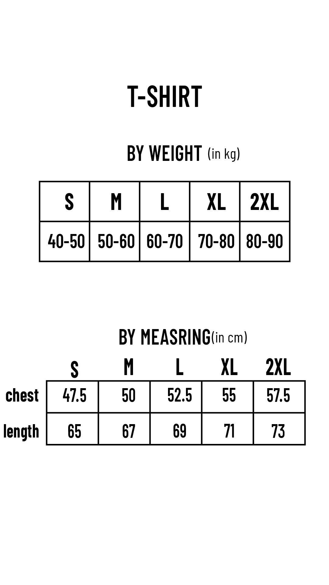 Unisex black T-shirt