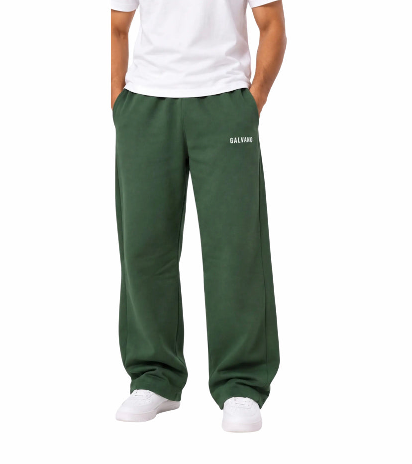 Unisex Green Sweatpants