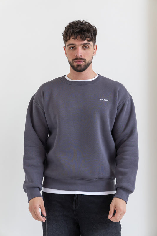 Unisex Dark Gray Sweatshirt