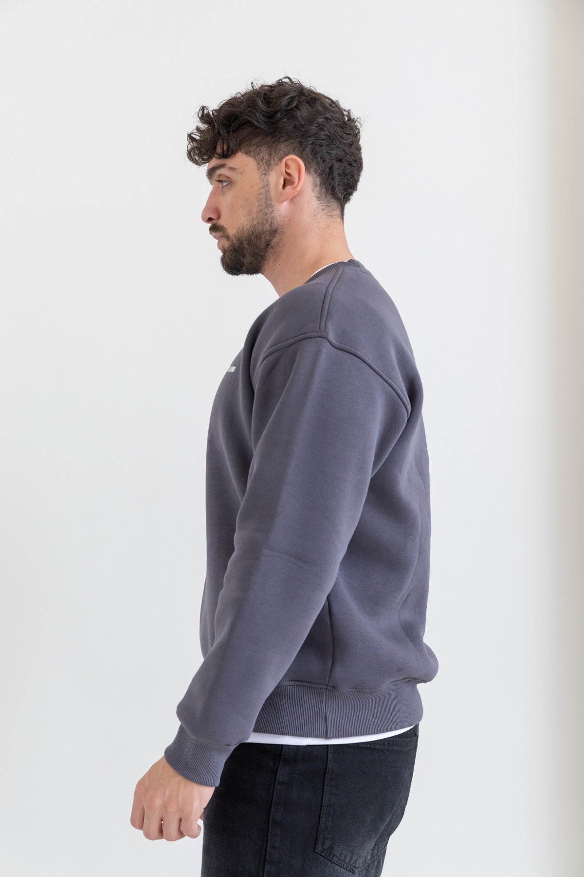 Unisex Dark Gray Sweatshirt