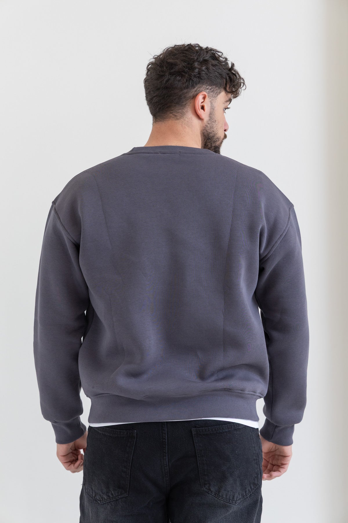 Unisex Dark Gray Sweatshirt