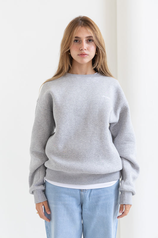 Unisex Light Gray Sweatshirt