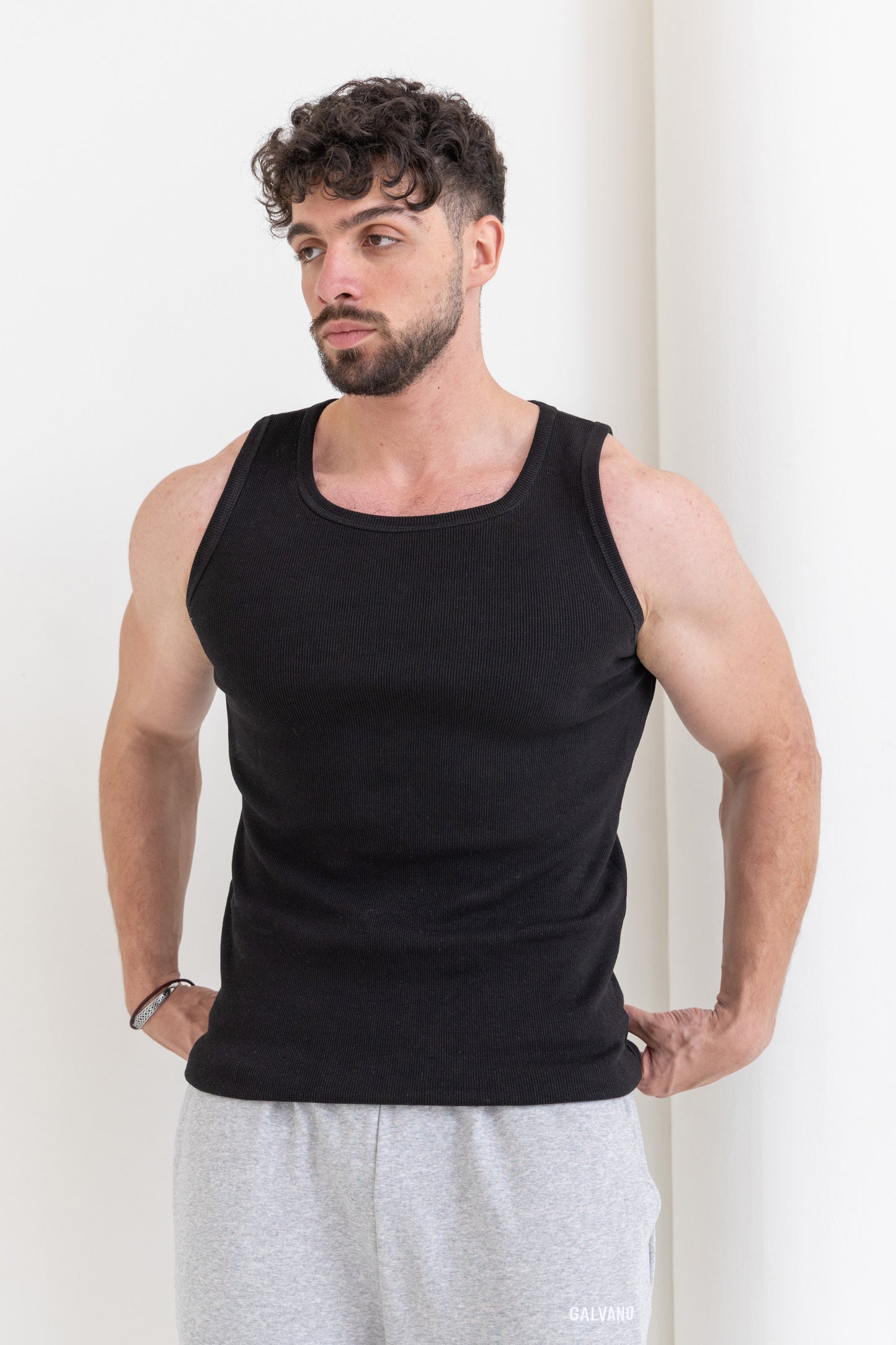 Heavyweight Black Tank Top