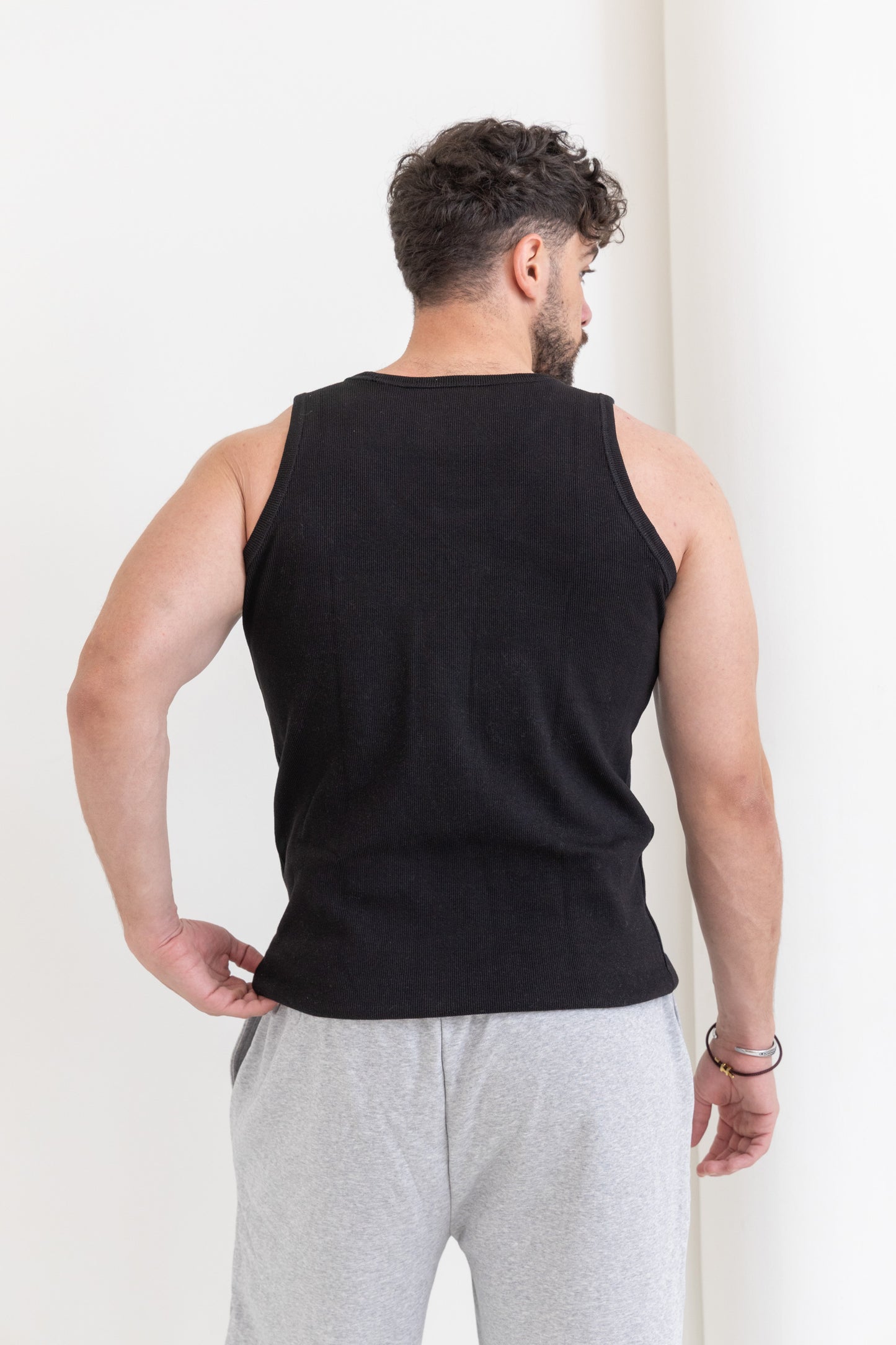 Heavyweight Black Tank Top