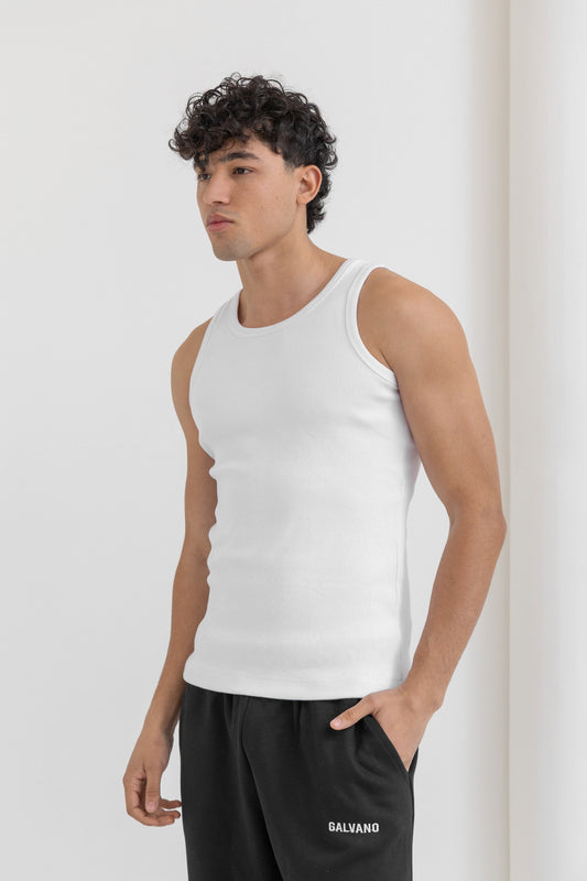 Heavyweight White Tank Top