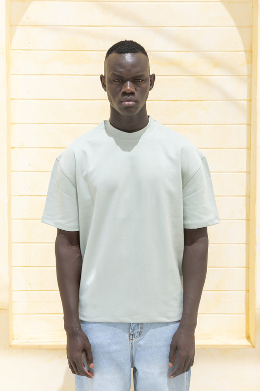 Regular fit mint green T-shirt