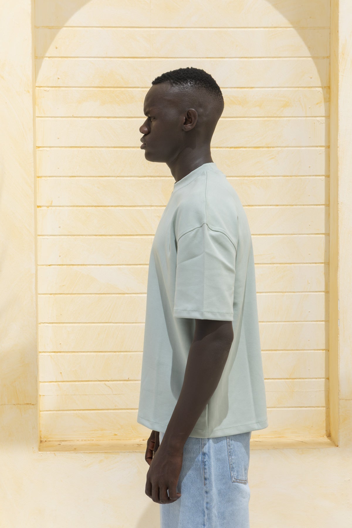 Regular fit mint green T-shirt