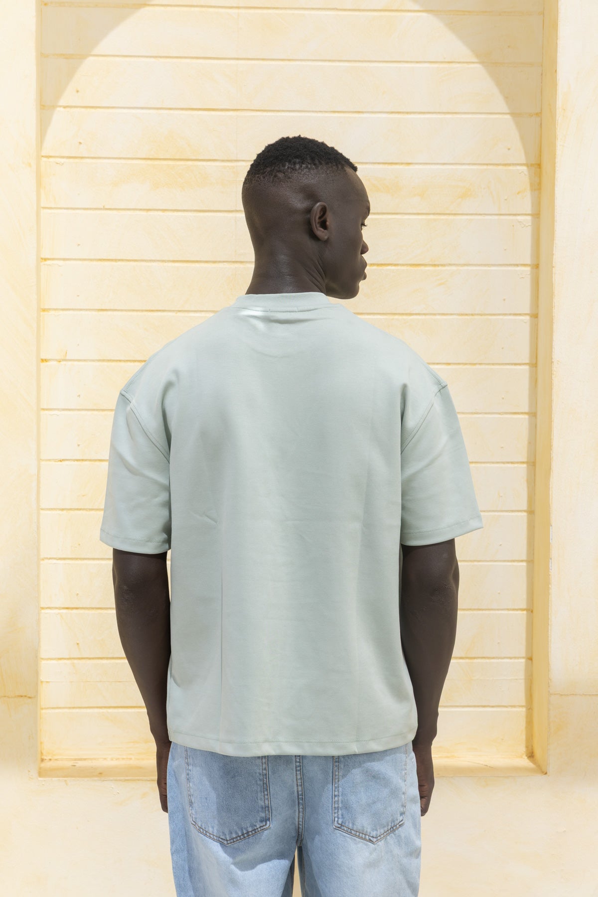 Regular fit mint green T-shirt