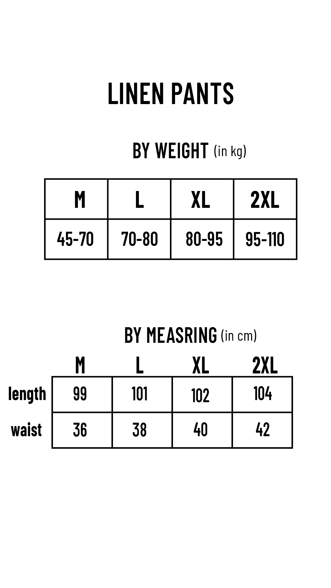 Unisex wide leg linen pants